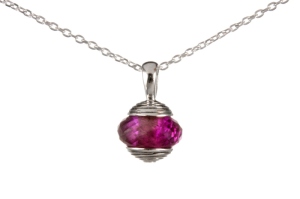Interchangeable Bead Pendant - RIDGED from Jewelry by MOXIE